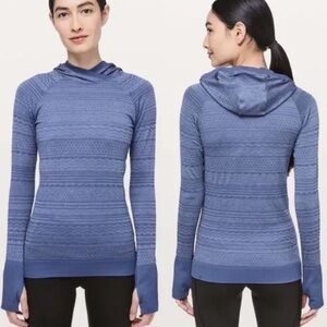lululemon athletica Blue Patterned Hoodie 8